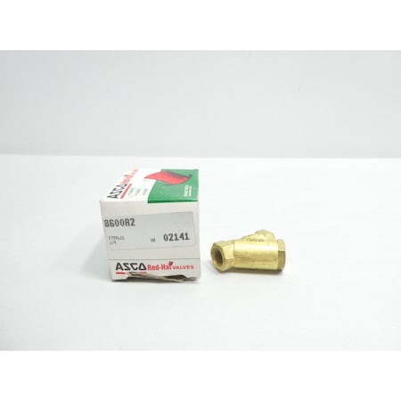 Asco RED-HAT BRASS THREADED 1/4IN NPT STRAINER 8600A2